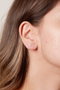 Heliophilia Silver Pendientes de plata de ley 925 con refuerzo de rodio